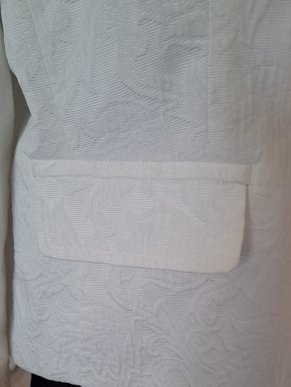 Liz Claiborne Cream Textured Blazer Jacket - Picture 5 of 10